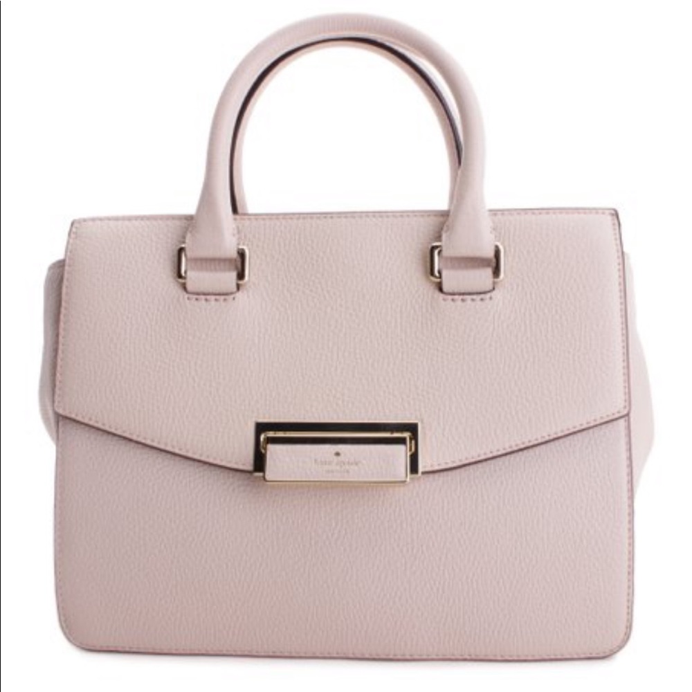 KATE SPADE LIGHT PINK LEATHER SATCHEL NWT